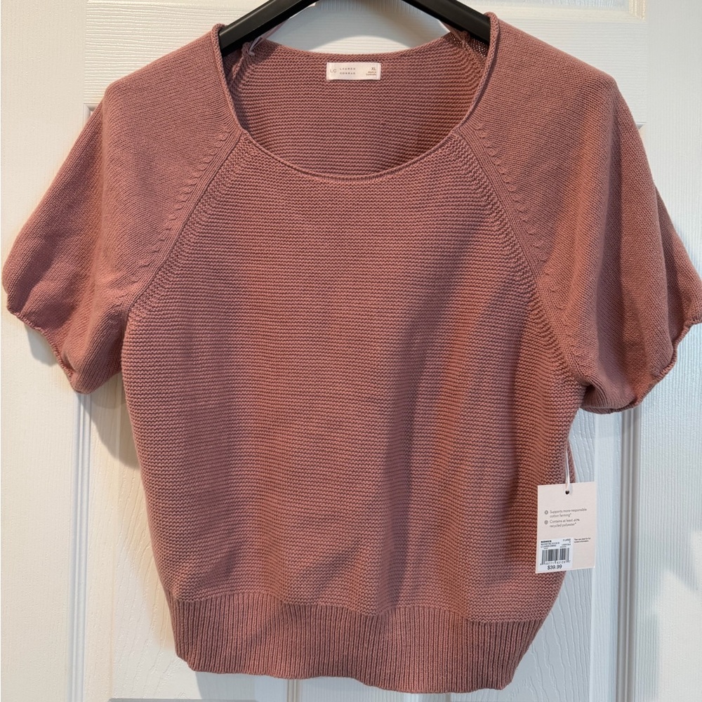 NWT Lauren Conrad Blush Knit Top, size XL